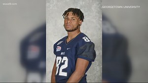 Georgetown football player arrested on murder charge, university and DC police confirm
