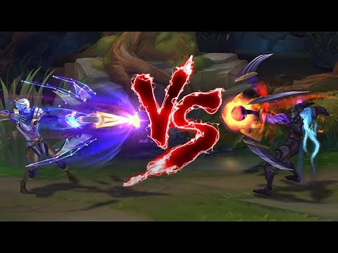 우주 사냥꾼 바루스 VS 암흑의 별 바루스 롤 스킨 비교 [Cosmic Hunter Varus VS Dark Star V arus Skin]
