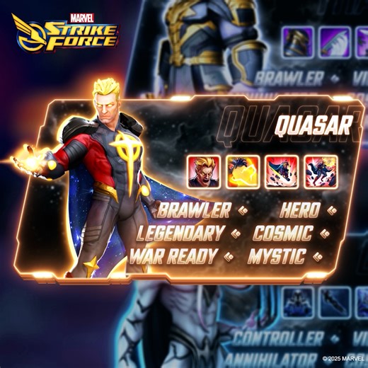 Checked the Intel Store? Track your progress as you prepare to unlock and upgrade Quasar! | Marvel Strike Force
