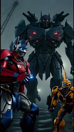 Optimus Prime & Bumblebee vs Decepticons | Harbor Battle