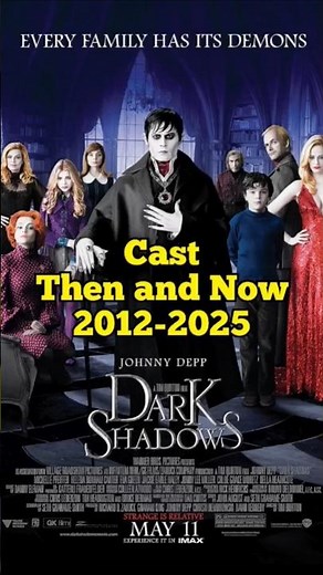 Dark Shadows movie cast then and now #shortsfeed #ytshorts #trendingnow