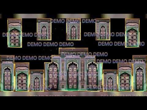 4K Rajasthani Heritage Gate VJ Loop | Grand Wedding Entry Backdrop