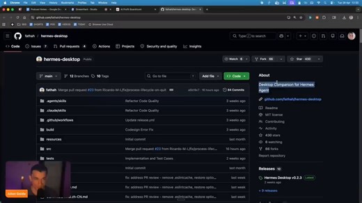 HERMES JUST GOT A DESKTOP APP THAT TURNS AI AGENTS INTO A FULL VIRTUAL WORKSPACE.The setup lets users manage multiple agents, switch model providers, sync sessions across platforms, and connect tools like Telegram and Discord from one interface.