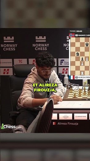 Firouzja's MASSIVE FEAT against Carlsen 🤯♟️ #chess #inspiration #firouzja #carlsen