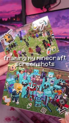 Frame your Minecraft Screenshots! #minecraft #lifstealsmp
