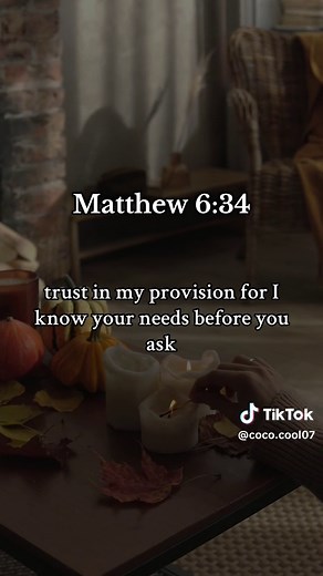 Daily Prayer Inspiration from Matthew 6:34