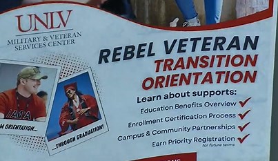 UNLV Military Vet center in need of more staffing as student numbers grow