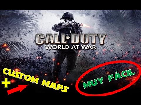 COMO INSTALAR CALL OF DUTY WORLD AT WAR PC FULL CRACK + PARCHES Y CUSTOM MAPS