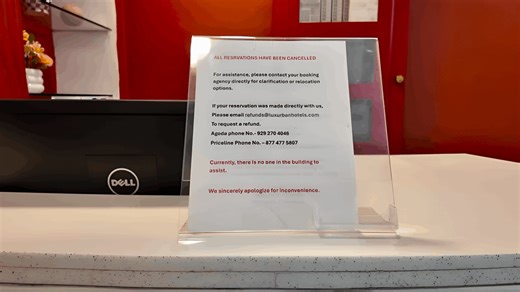 DOJ seizes $60M hotel chain—hundreds of travelers arrive to locked doors and lost reservations