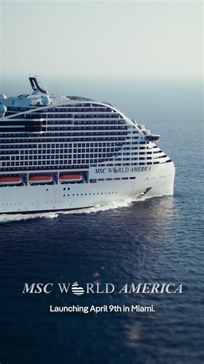 Welcome to Miami! MSC World America has arrived at our new cruise terminal, PortMiami. Just two days until her Naming Ceremony. 📍PortMiami, USA #MSCWorldAmerica #msccruises #ANewWorldOfCruising https://bit.ly/44ih0cz | MSC Cruises