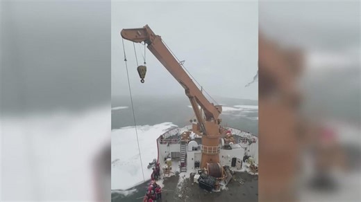 Coast Guard cutter rescues snowmobiler stranded on ice near Mackinac Island