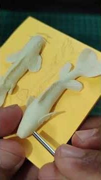 Miniature Koi Fishes | Work in Progress #koifish #polymerclay #diy #diycrafts #shorts #shortvideo