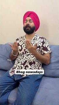 Bhog Nowadays | Spritual Farewell | Mr Param #shorts