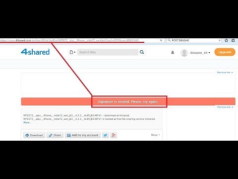 Signature is invalid.Please Try again. Solution