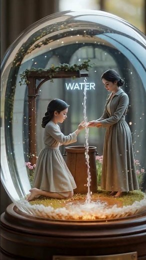 Helen Keller first word water language breakthrough 1887