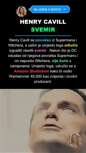 Henry Cavill: Od Supermana do Warhammera 40,000