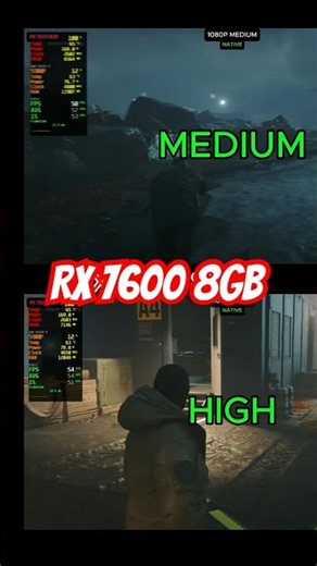 007 First Light Side by Side | 1440p vs 1080p High Native | RX 7600 8GB