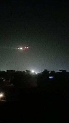 Amazing Night Flight Landing 🌙✈️ | Beautiful Airport Landing View