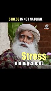 39K views · 324 reactions | STRESS IS NOT NATURAL!  Inner Engineering for Health, Joy & Mental Balance: sadhguru.org/ie 律‍♂️ Download the Sadhguru App for Powerful Yoga & Meditation Practices  Download Miracle of Mind - Own your day in just 7 minutes #sadhguru #stress #wisdom #lifelessons #mentalhealth #consciousness #work | ShivGuru | Facebook