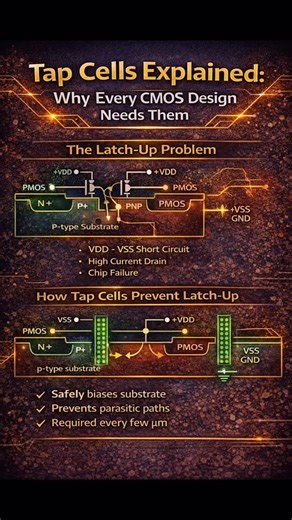 VLSI Physical Design | Jobs on Instagram: "Latch up problem in VLSI physical design #vlsi #vlsijobs #physicaldesign #vlsiinterviews #vlsiinterviews [vlsi latchup physical design RTL DFT Qualcomm NVIDIA intel amd jobs interview]"