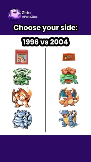 Choose Your Side: 1996 vs 2004 👀