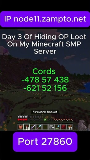 Day 3 Of Hiding OP Loot In My Minecraft SMP Server #minecraft #minecraftsmp #minecraftsurvival