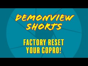 #Shorts How To Factory Reset Your GoPro - A DemonView Short
