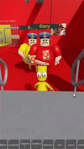Escape Lay's Barry!! #roblox #barryprisonrun