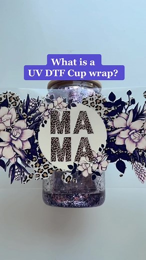 ✨What is a UV DTF cup wrap❓ 'Ultraviolet (UV) DTF Printing refers to a new printing method that uses ultraviolet curing technology to create designs on films'. UV DTF cup wraps are printed on a special film with a UV DTF printer. ✨ UV DTF cup wraps can be applied on glass, plastic cups & more! ✨ No special tools needed, just peel and stick! ✨ Once applied to a surface, it is extremely hard to take off. ✨ It is water proof & scratch proof! 💞Pre-orders are available on my website. #uvdtfprinter #