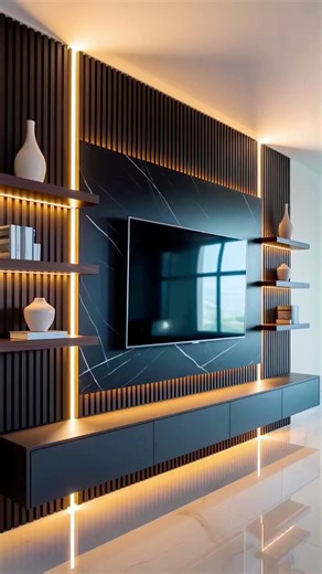 Top Tv unit design for your home. #TVUnitDesign #ModernTVUnit #LivingRoomDesign