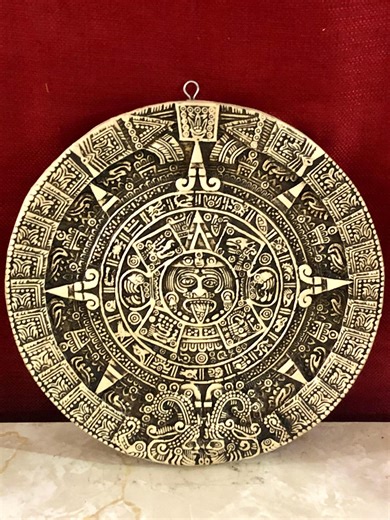 Aztec Calendar Wall Plaque - Etsy