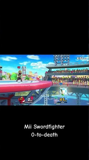 Mii Swordfighter 0-to-death (SSBU) #supersmashbros #smashbrosultimate #smashultimate #mii