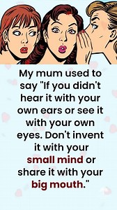 My Mum used to say | Lessons Taught By Life