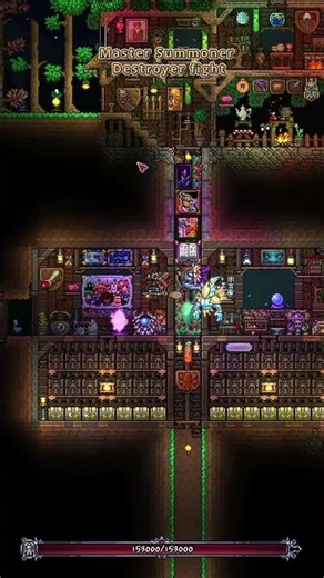 Terraria Endgame Summoner VS Destroyer Speedrun