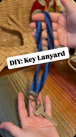 Brittany Huston on Instagram: "DIY: key lanyard. Make a key lanyard with me from my first finger weaving project. You can do this with braids too! Materials: key fob hardware set (I bought mine online several years back but they run around $20 and you get a LOT of hardware with it). Your braid or woven piece. Glue- fabric glue is ideal but I used Elmores Glue All extra strength (not the school glue) and it works great. A stick is helpful to poke stubborn ends in. #make #craft #diy #learn #create