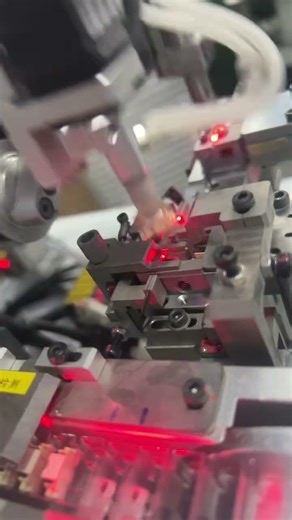 Automatic Connector capping machine #semiconductor