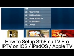 How to Setup StbEmu TV Pro IPTV on IOS / iPadOS / AppleTV