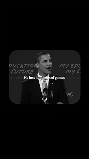 Barack Obama reminds us that failure is not the opposite of success—it’s part of the path to it..