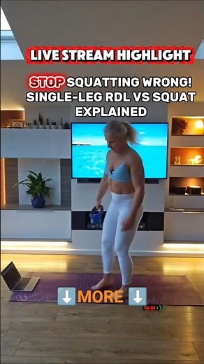 Single-Leg RDL or Squat – Which Really Builds Your Legs?#LegDay #StrengthTraining #HomeWorkout