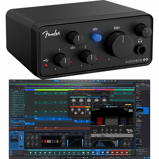 AudioBox Go USB-C Audio Interface with Fender Studio Pro