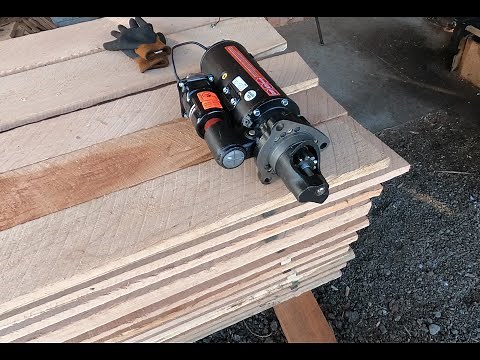 installing the new starter on the 671 Detroit # 371