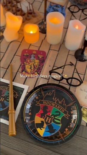 Harry Potter Birthday Party #otcpartner #harrypotter #harrypotterparty #partyideas #partytime
