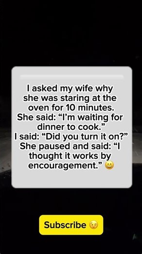 Funny Cooking Joke 😂 “Encouraged Oven” | Short Comedy Story