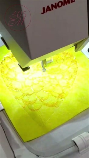 ITH heart box dahlia lid quilted sides embroidery design #machineembroidery #ithembroidery #shorts