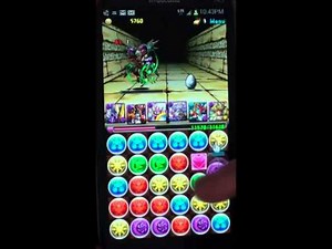 パズドラ　女神降臨　地獄級ノーコン　ルナデスピナス×天ルシファー 224闇パ 無課金編成