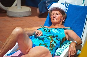 Old People Having Fun in the Sun