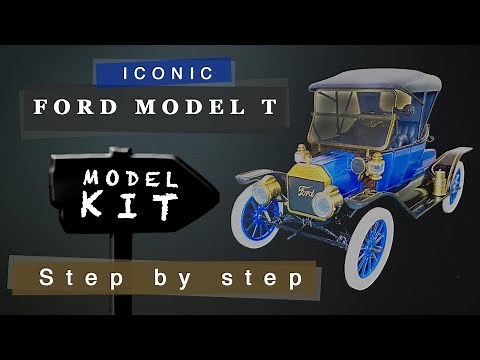 🚗🖌️ Building Iconic Ford Model T | Revell Model kit step by step
