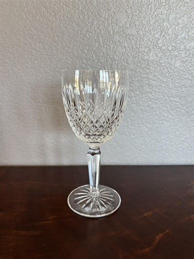 Waterford Crystal Water Goblet in "ballybay" Pattern | Hand Cut Crystal Stemware From Ireland | Irish Blown Crystal Glassware - Etsy