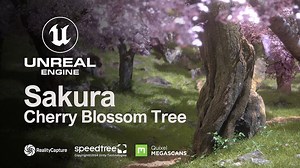 Unreal Engine 5.3 | Sakura - Cherry Blossom Tree