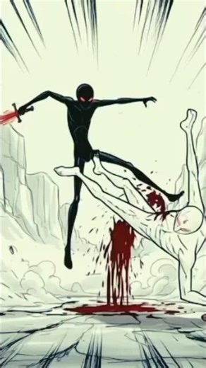 Stick Figure Sword Fight Animation ⚔️ | Epic Battle#stickfigure#stickman#stickfigureswordfight 😍